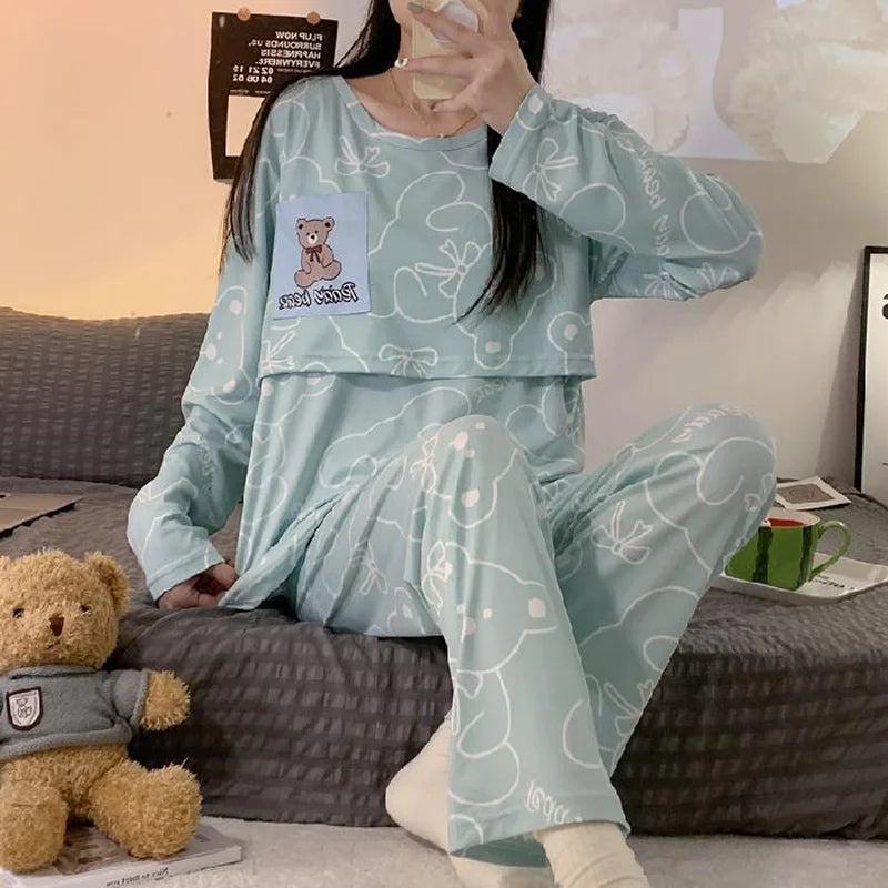 Pyjamas maternité ourson