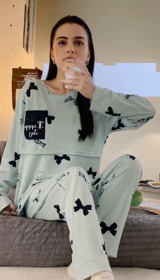 Pyjama Maternité coquette