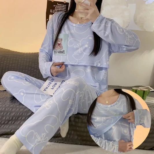 Pyjamas maternité ourson